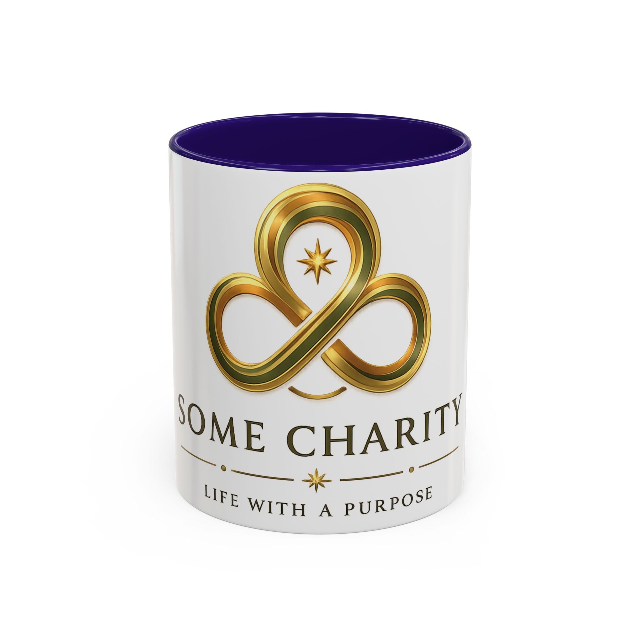 Charity Logo Coffee Mug (11oz/15oz) — 'Some Charity' Life With a Purpose
