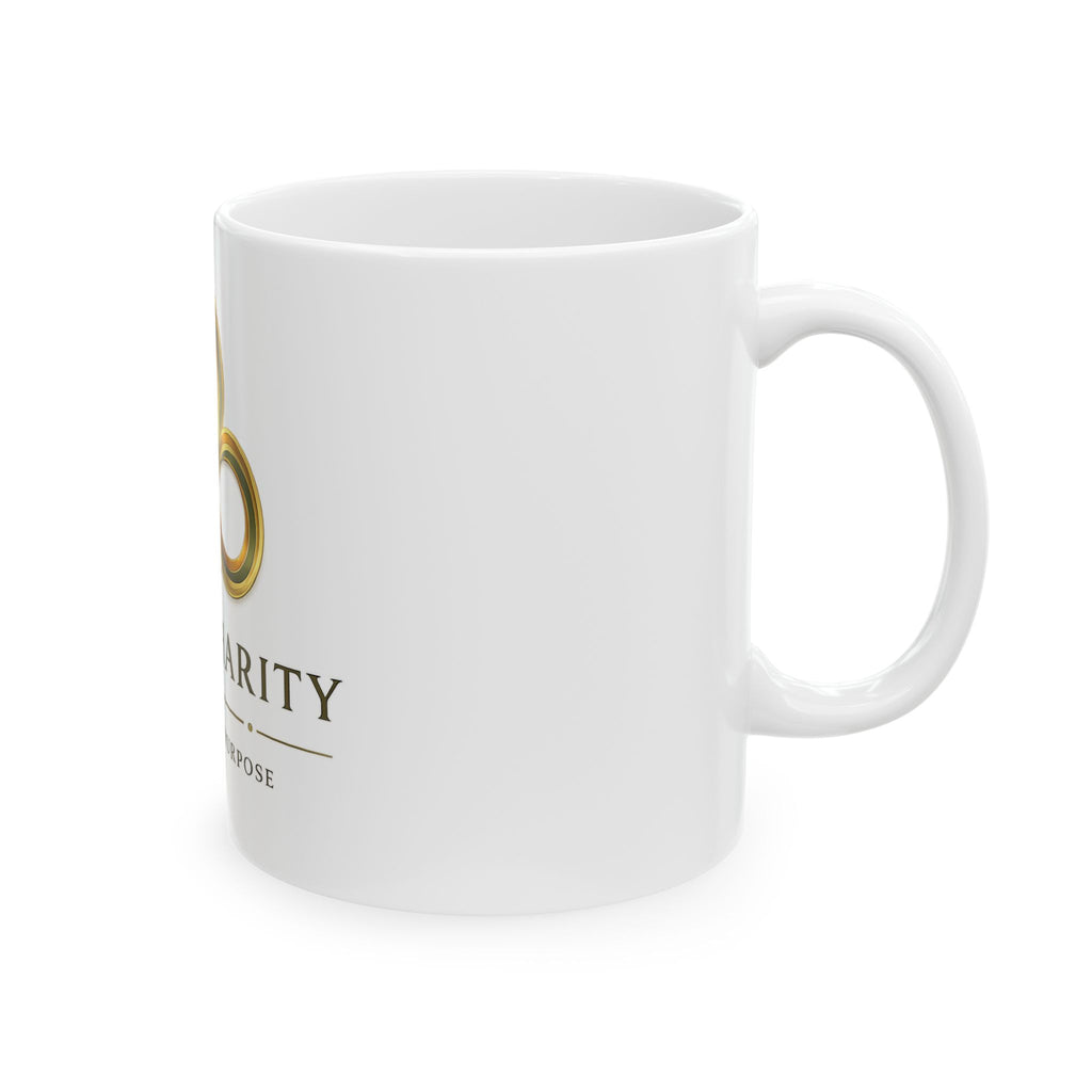 Some Charity Ceramic Mug — 'Life With a Purpose' Inspirational Coffee Cup