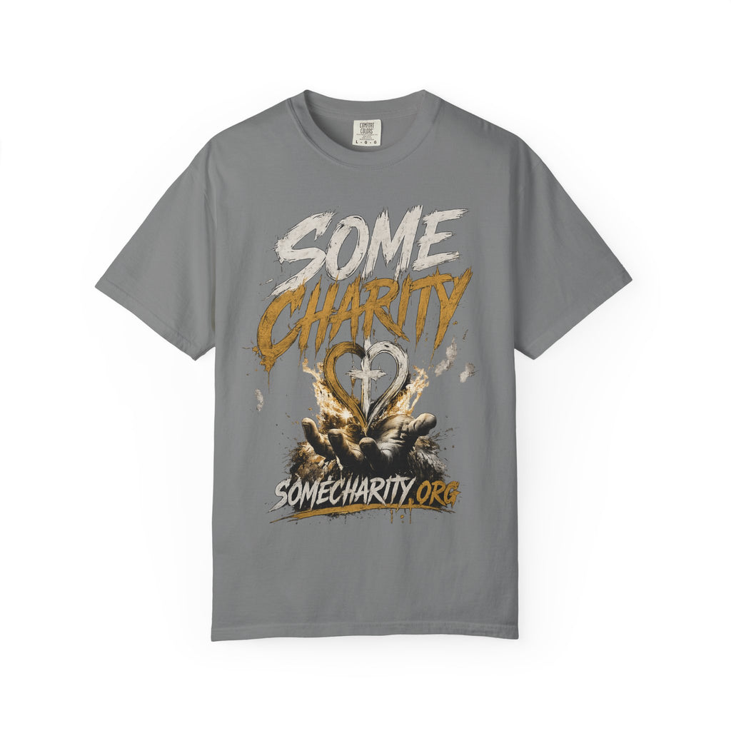 Some Charity Graphic T-Shirt — Heart Logo Fundraiser Tee