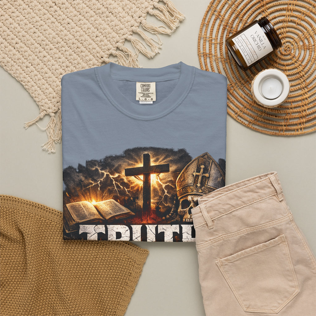 Truth Over Tradition T-Shirt — Christian Cross Faith Tee (somecharity.org)