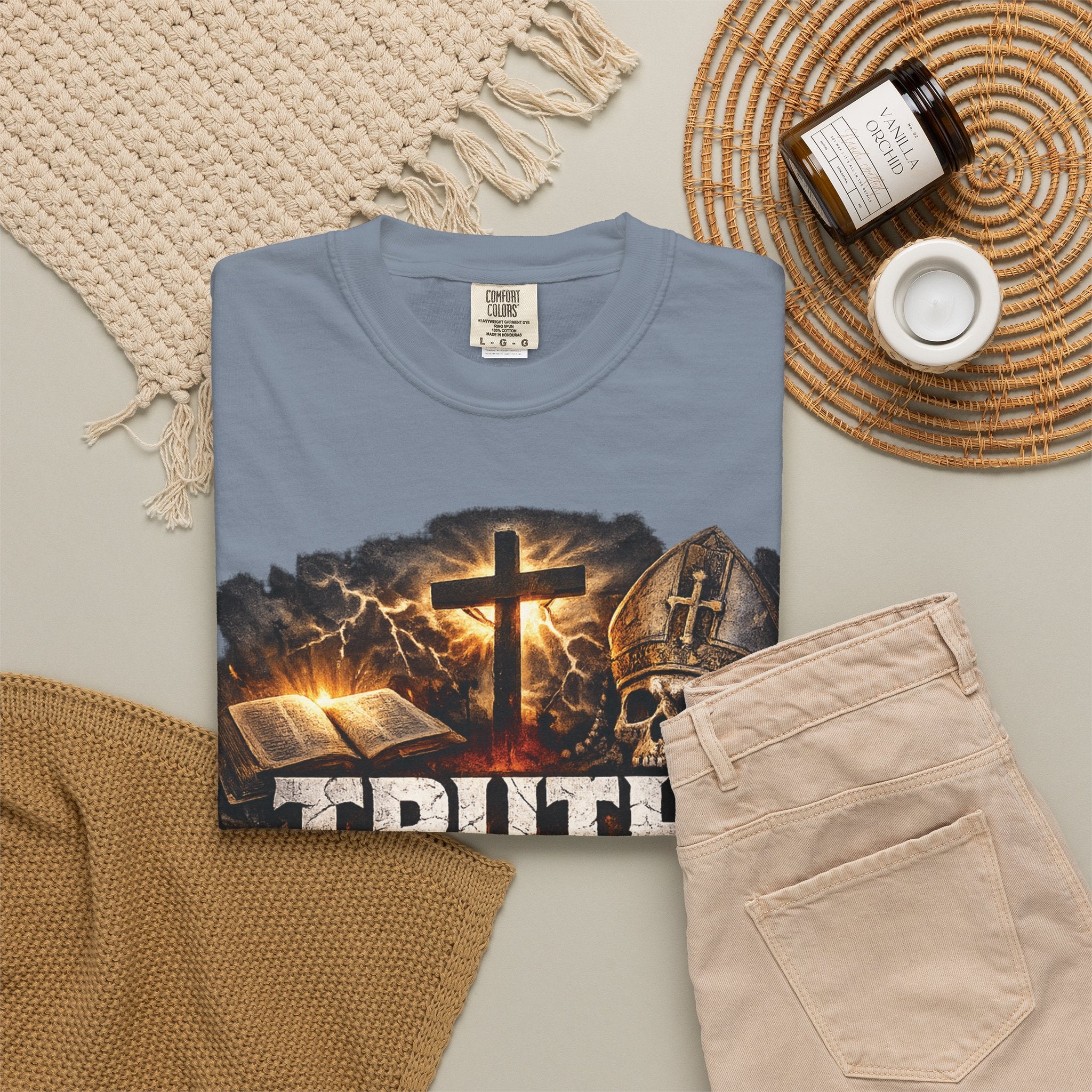 Truth Over Tradition T-Shirt — Christian Cross Faith Tee (somecharity.org)