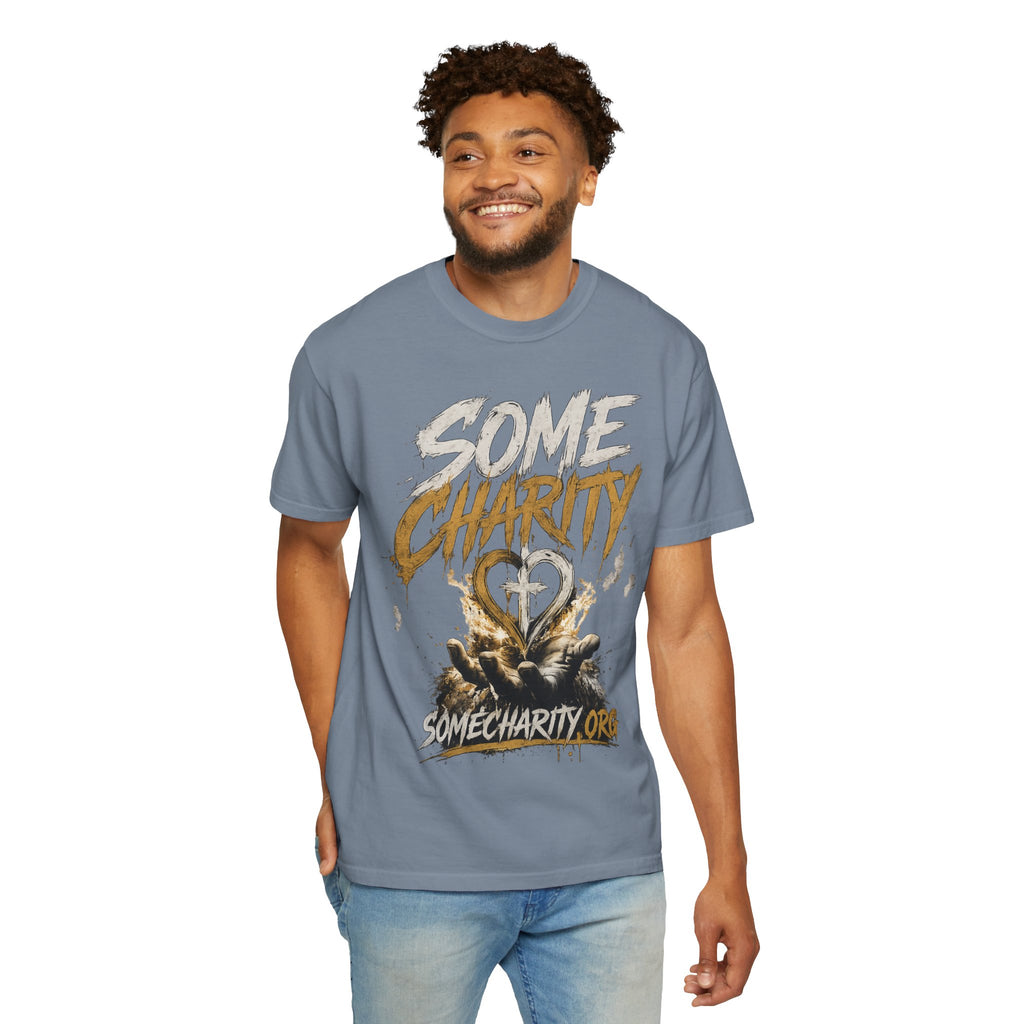 Some Charity Graphic T-Shirt — Heart Logo Fundraiser Tee