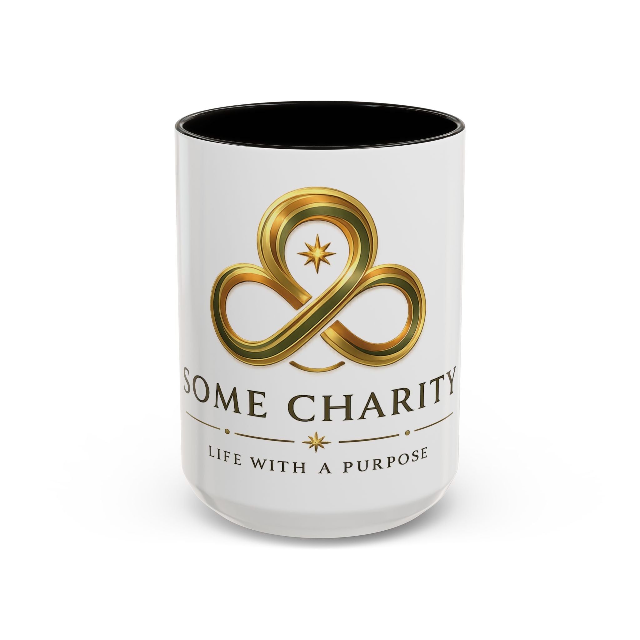 Charity Logo Coffee Mug (11oz/15oz) — 'Some Charity' Life With a Purpose