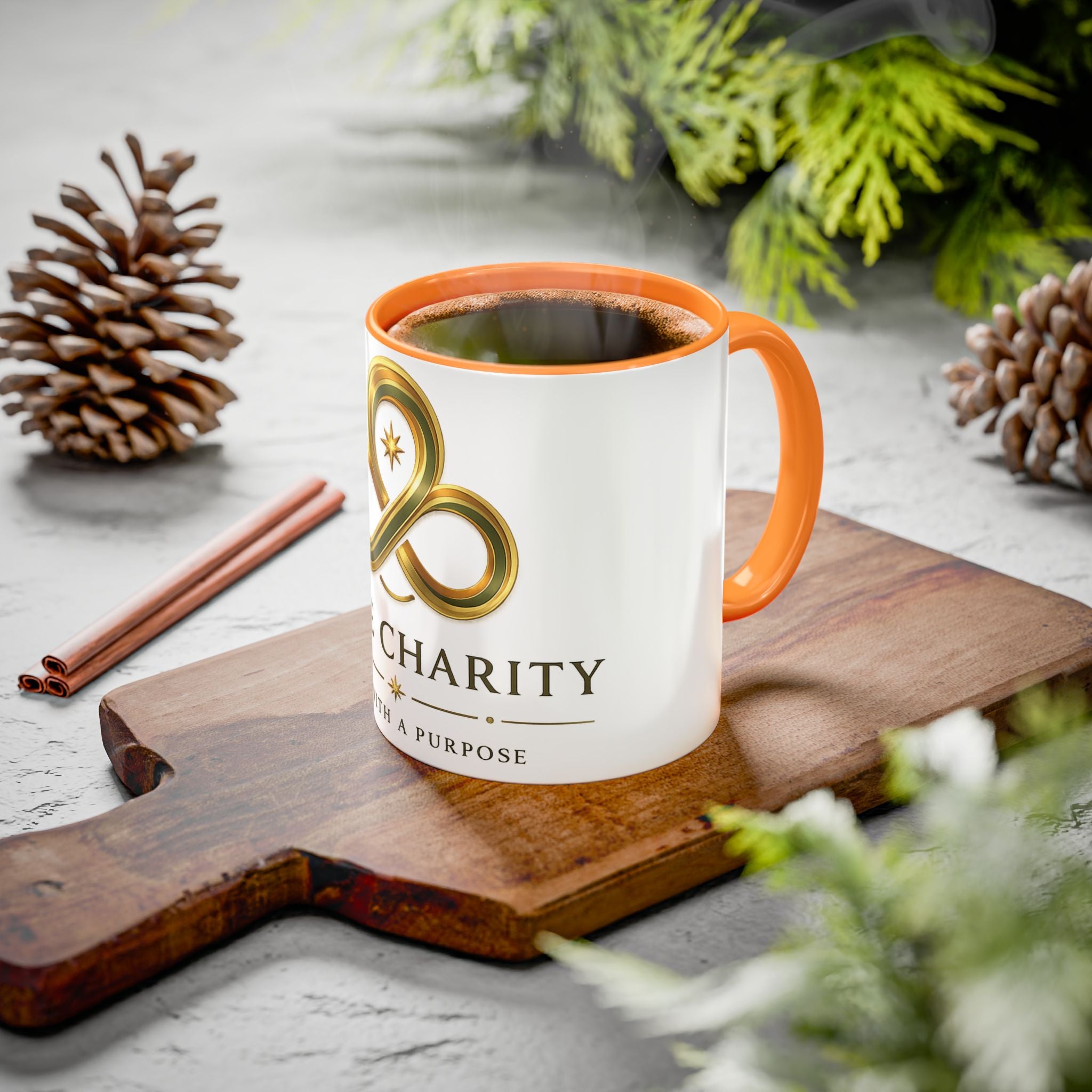 Charity Logo Coffee Mug (11oz/15oz) — 'Some Charity' Life With a Purpose