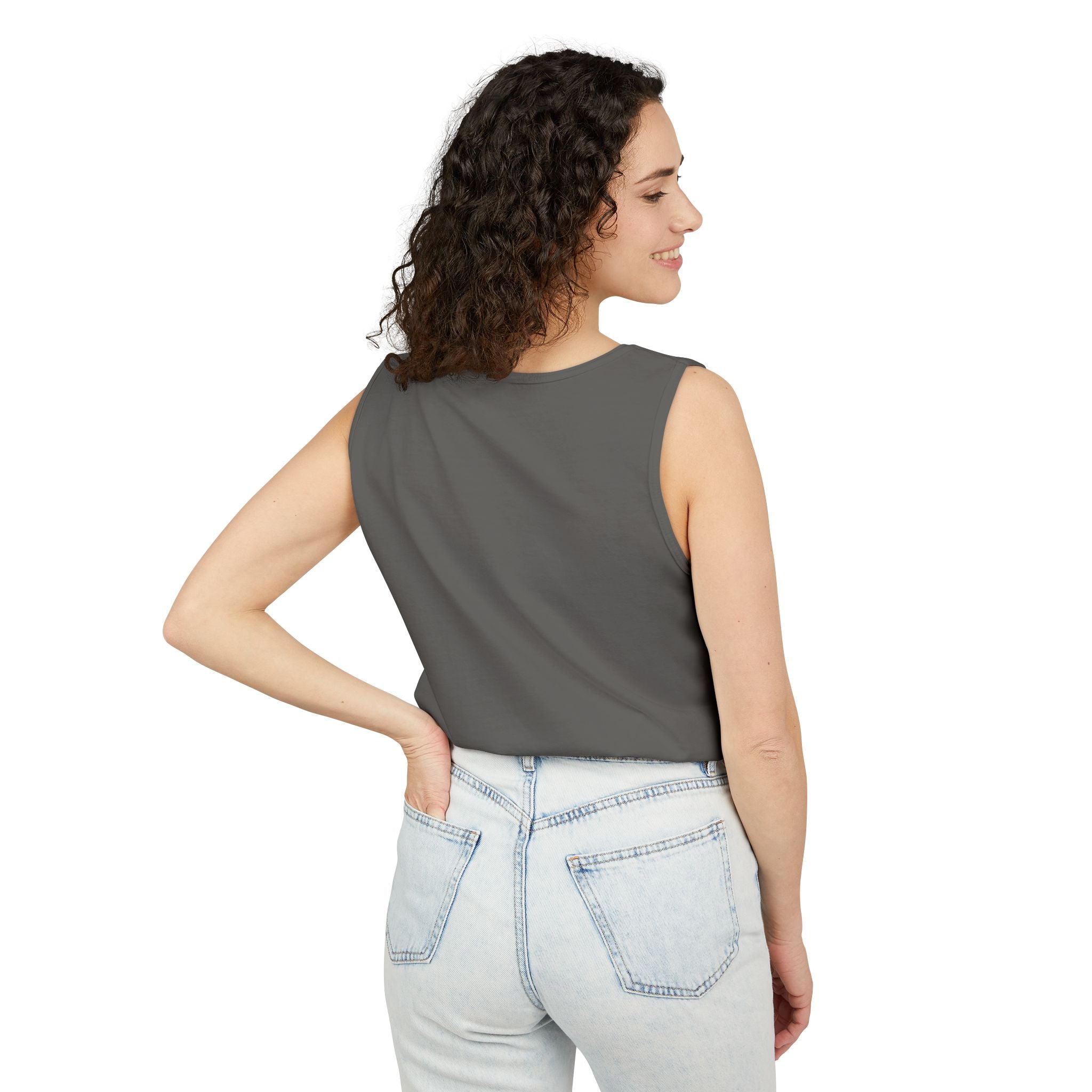 Consciousness Lotus Tank Top — Spiritual Yoga Meditation Graphic