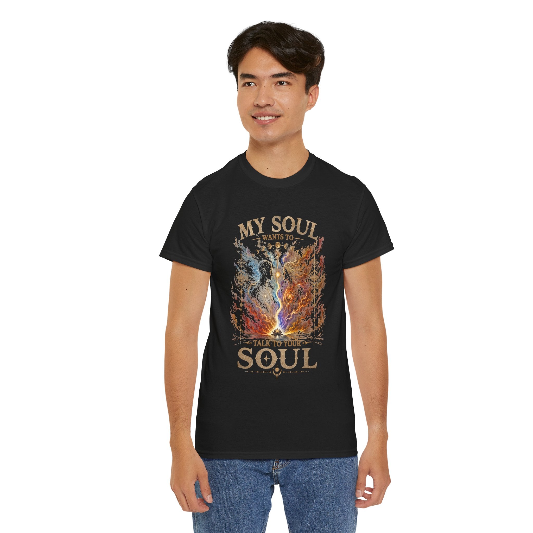 My Soul Wants To Wake My Soul T-Shirt — Spiritual Lightning Graphic Tee