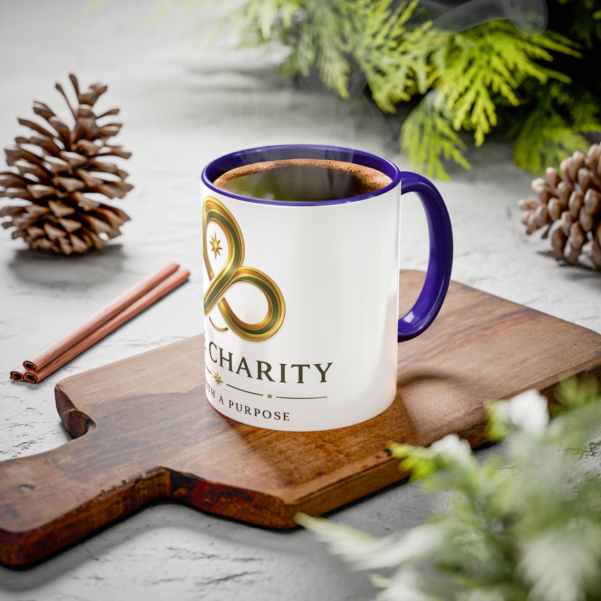 Charity Logo Coffee Mug (11oz/15oz) — 'Some Charity' Life With a Purpose