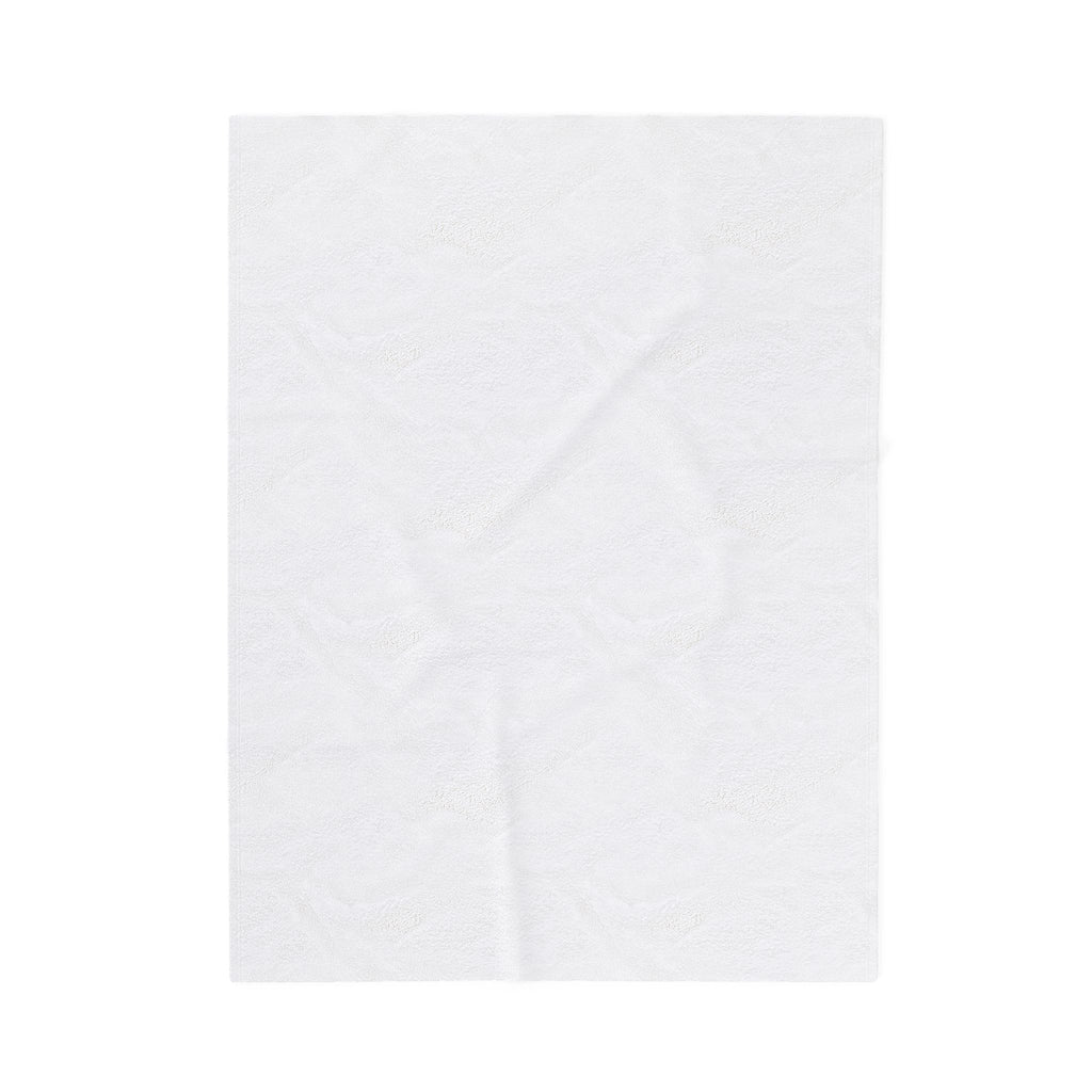 Consciousness Symbol Velveteen Plush Blanket — Spiritual Infinity Lotus Throw