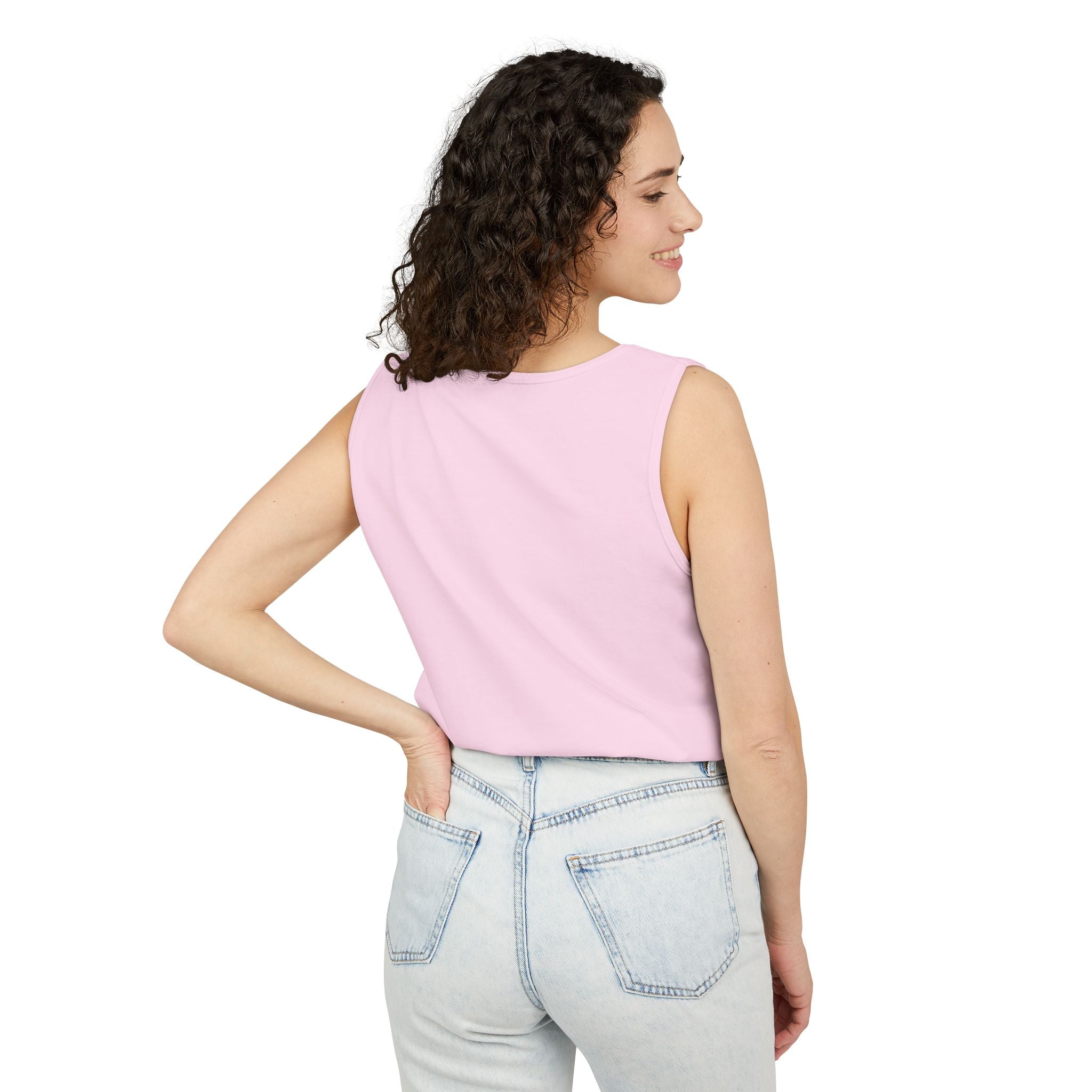 Consciousness Lotus Tank Top — Spiritual Yoga Meditation Graphic