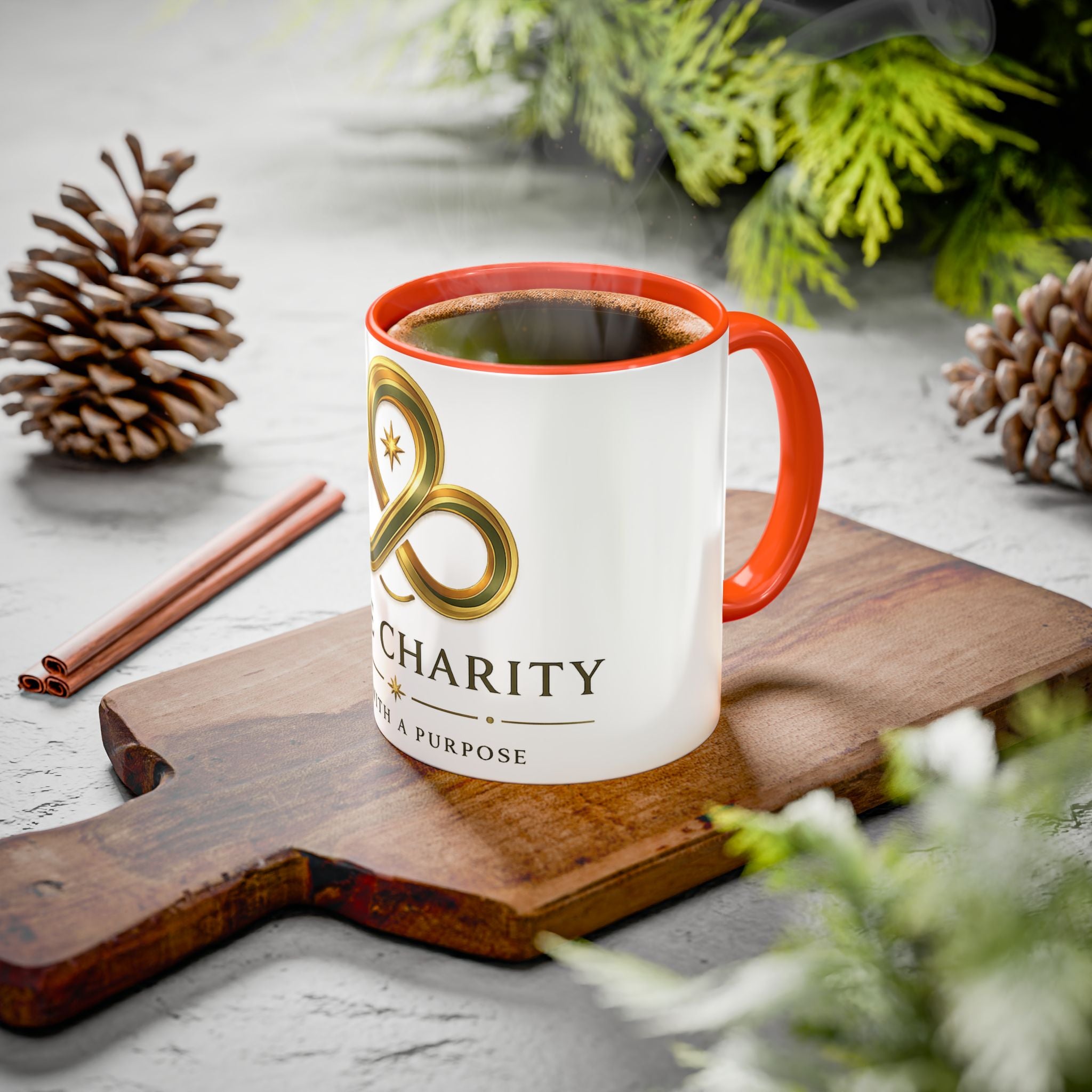 Charity Logo Coffee Mug (11oz/15oz) — 'Some Charity' Life With a Purpose