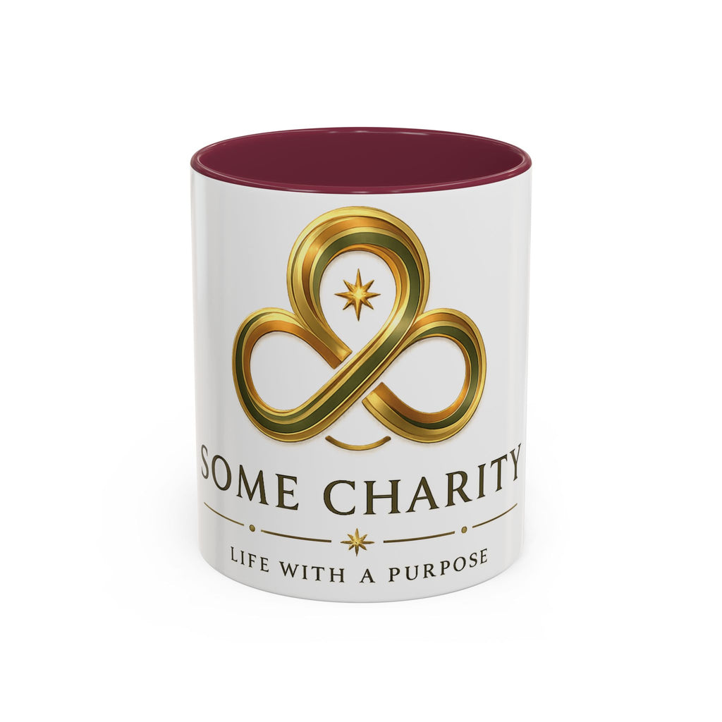 Charity Logo Coffee Mug (11oz/15oz) — 'Some Charity' Life With a Purpose