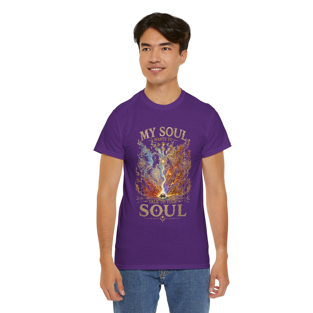 My Soul Wants To Wake My Soul T-Shirt — Spiritual Lightning Graphic Tee