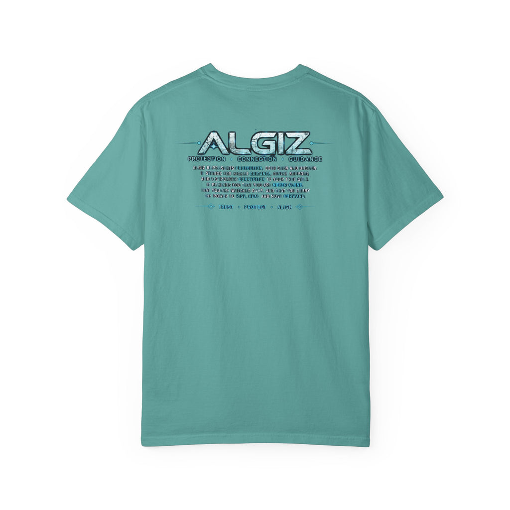 Algiz Rune Shield T-Shirt — Norse Protection Symbol Tee