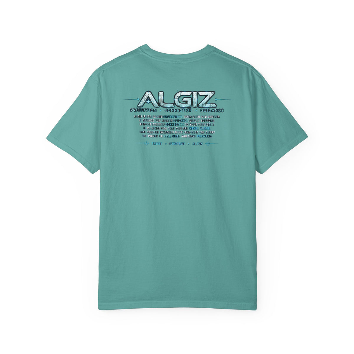 Algiz Rune Shield T-Shirt — Norse Protection Symbol Tee