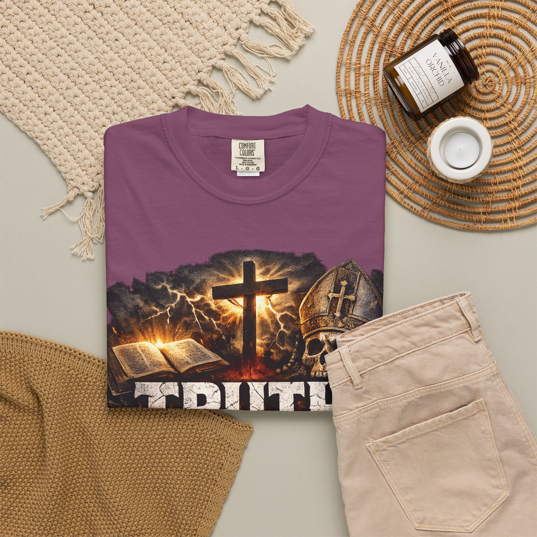 Truth Over Tradition T-Shirt — Christian Cross Faith Tee (somecharity.org)
