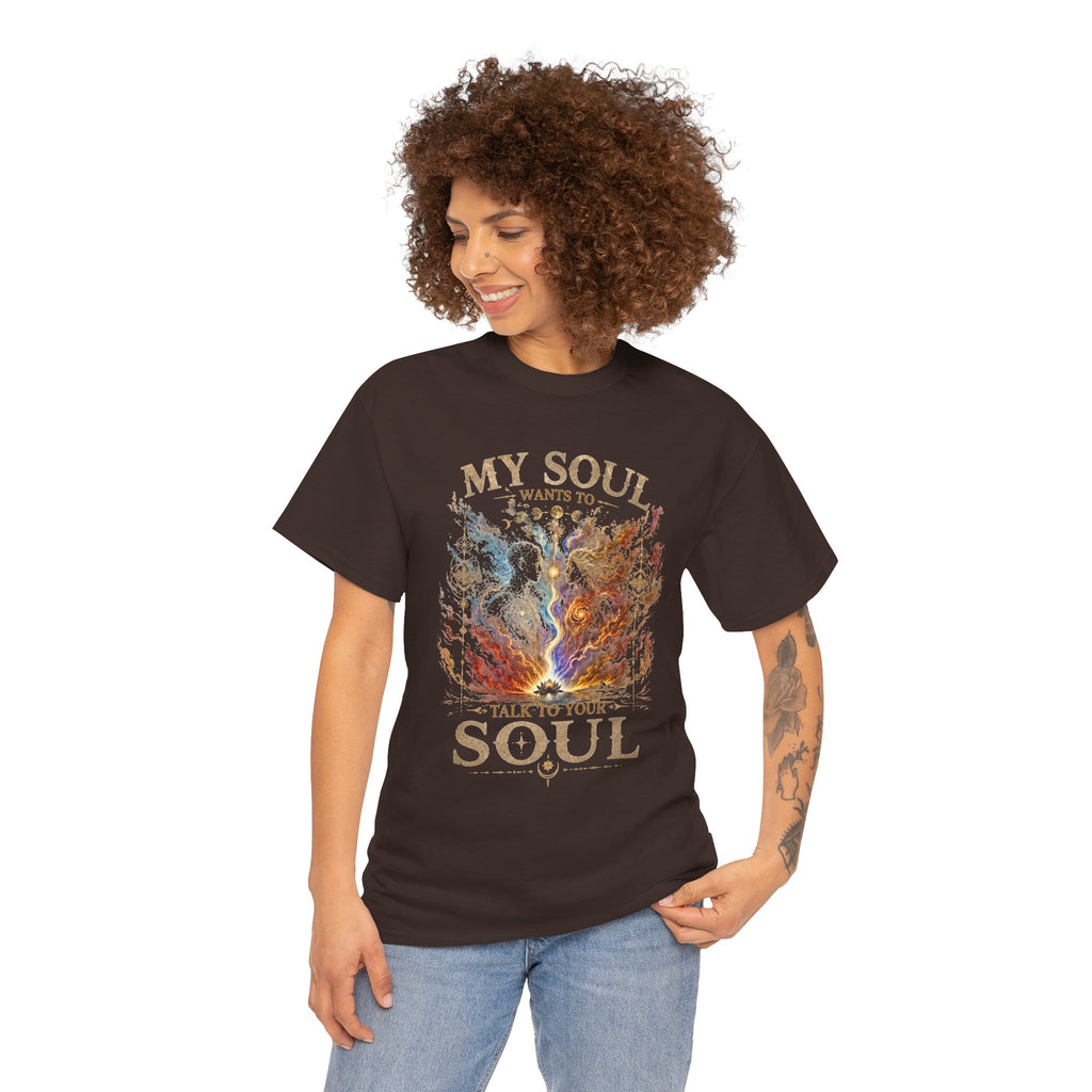 My Soul Wants To Wake My Soul T-Shirt — Spiritual Lightning Graphic Tee