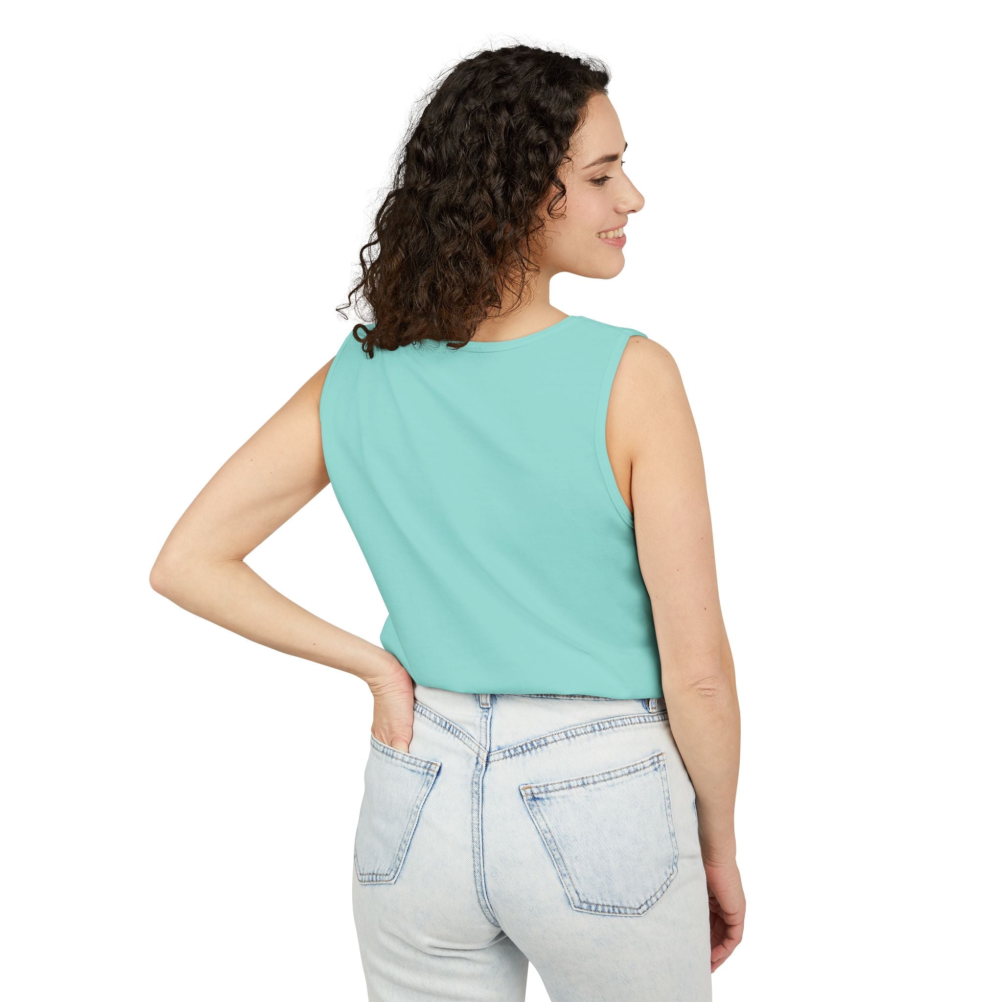 Consciousness Lotus Tank Top — Spiritual Yoga Meditation Graphic