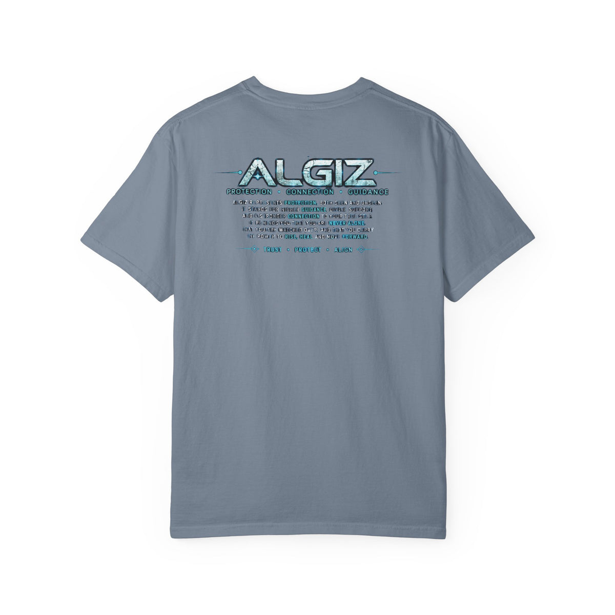 Algiz Rune Shield T-Shirt — Norse Protection Symbol Tee