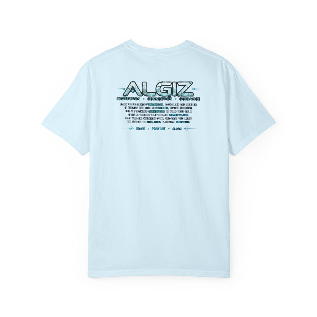 Algiz Rune Shield T-Shirt — Norse Protection Symbol Tee