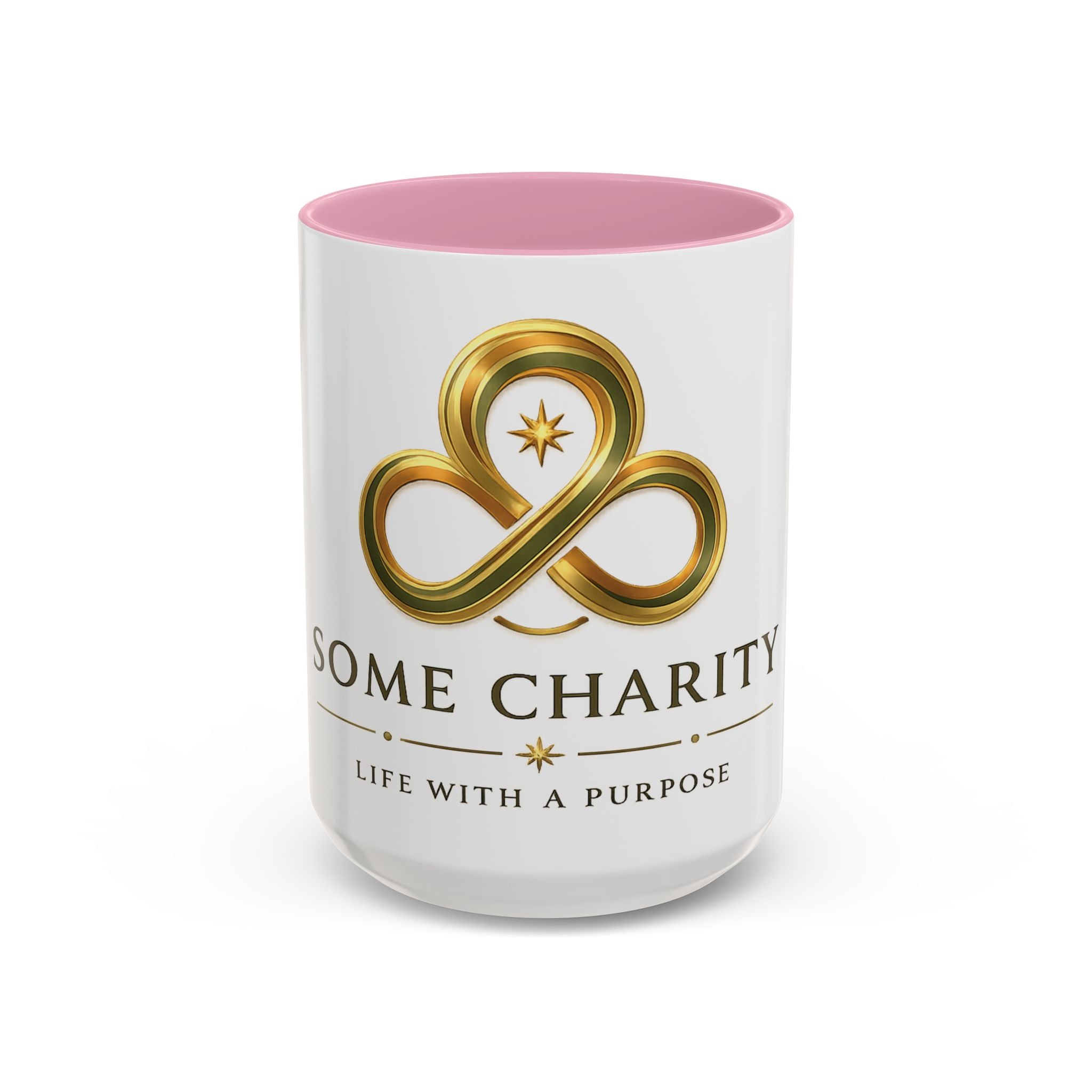Charity Logo Coffee Mug (11oz/15oz) — 'Some Charity' Life With a Purpose
