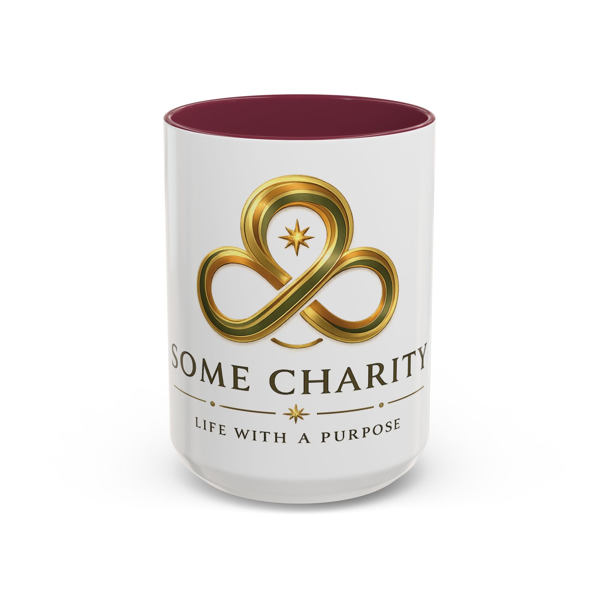 Charity Logo Coffee Mug (11oz/15oz) — 'Some Charity' Life With a Purpose