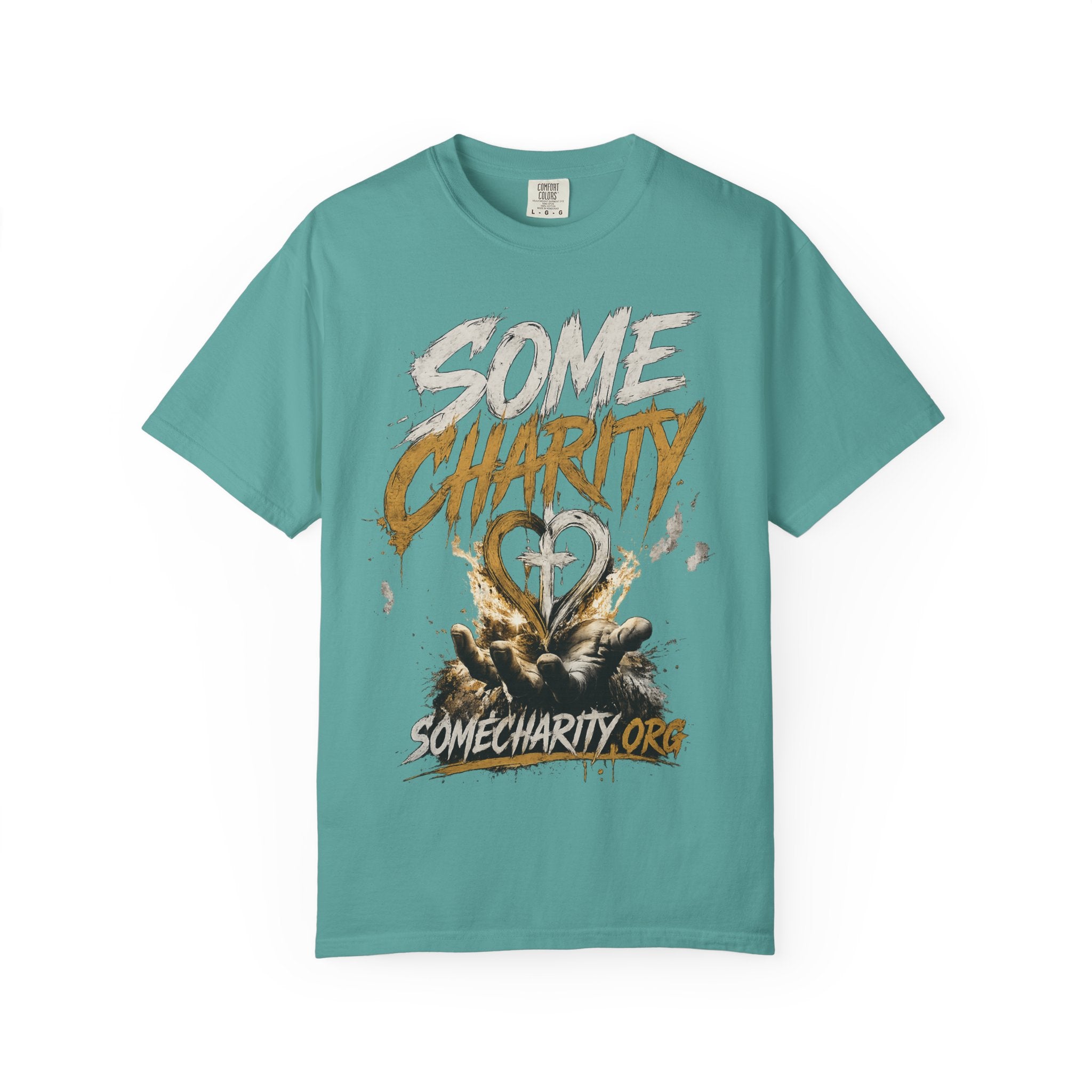Some Charity Graphic T-Shirt — Heart Logo Fundraiser Tee