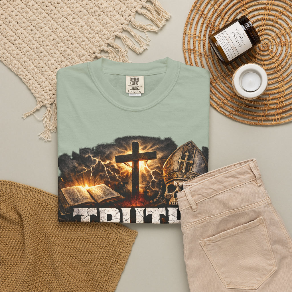 Truth Over Tradition T-Shirt — Christian Cross Faith Tee (somecharity.org)