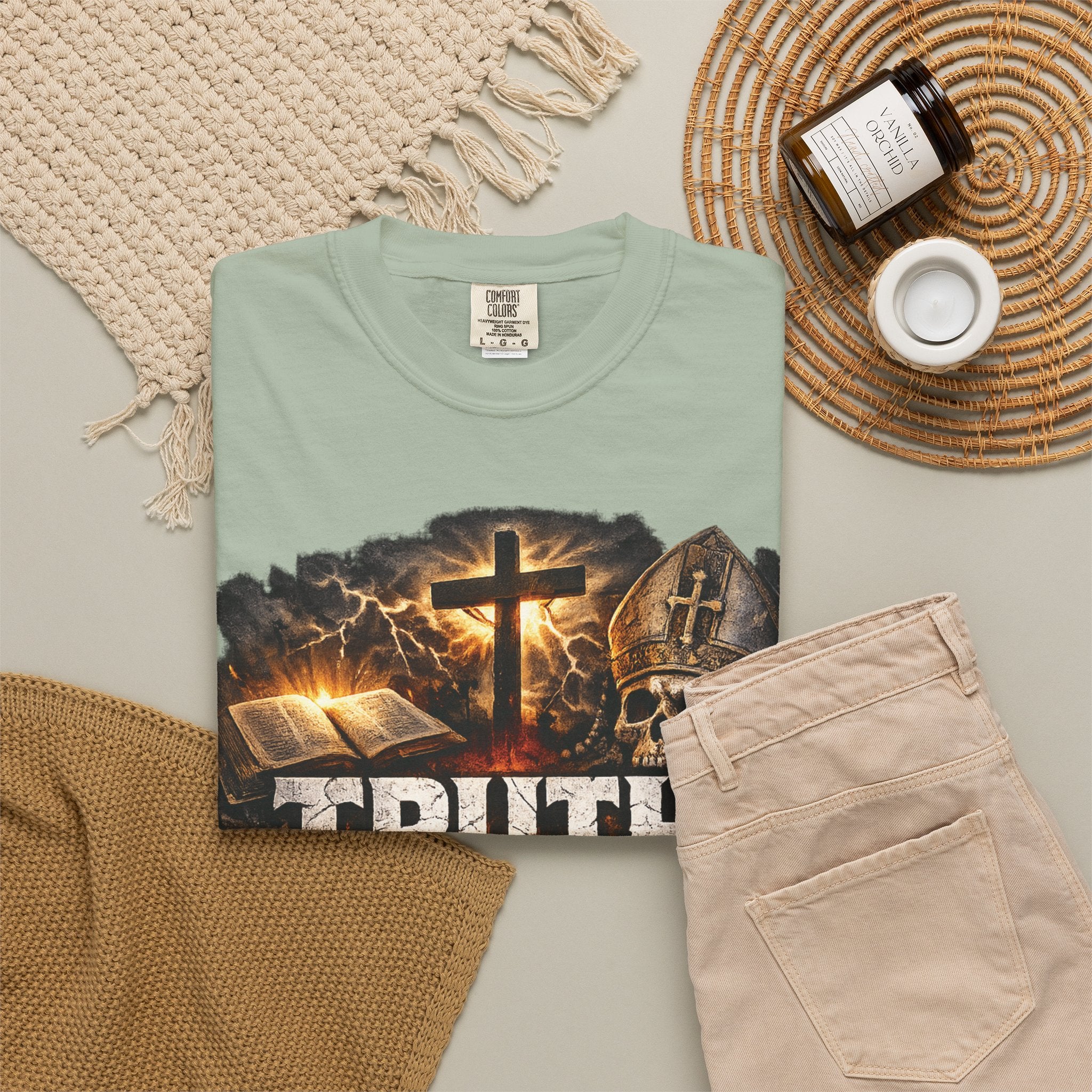 Truth Over Tradition T-Shirt — Christian Cross Faith Tee (somecharity.org)